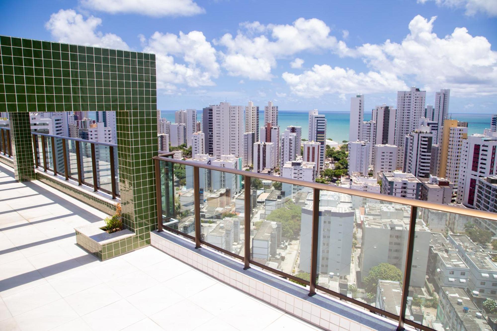 Ferienwohnung Flat Novo Em Boa Viagem, Com Vista Para O Mar, Andar Alto Recife Exterior foto